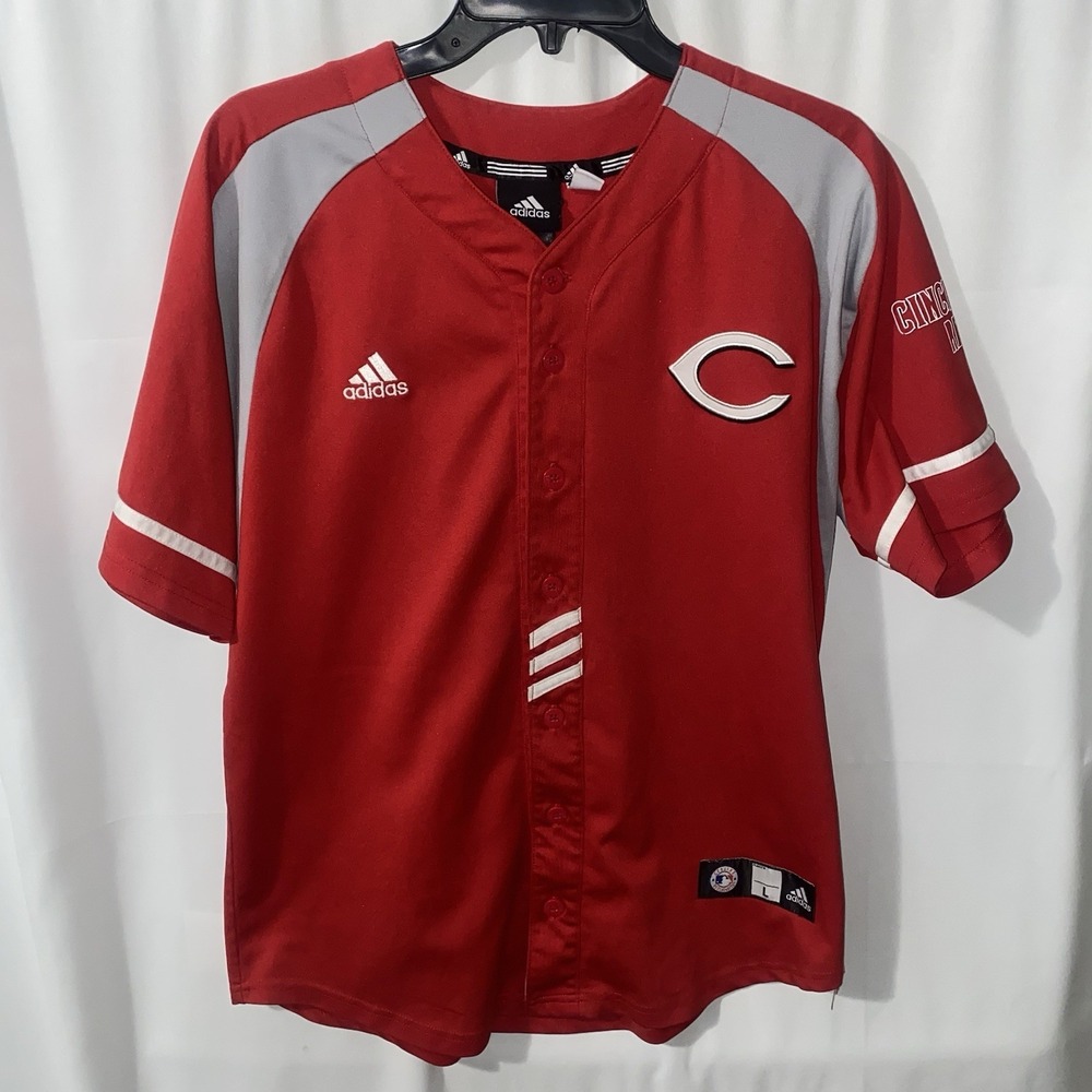 Adidas Cincinnati Reds Joey Votto 19‎ Youth Jersey Large 14-16 MLB Red
